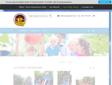 Tablet Screenshot of partyshoprentals.com